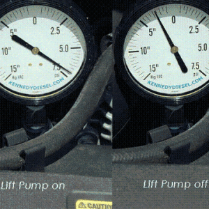 Dmax Fuel Filter Restriction Guage kit