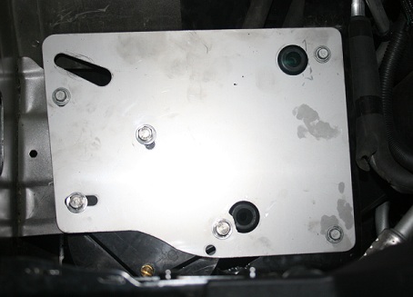 Air box tray for Dmax-Mega filter installation