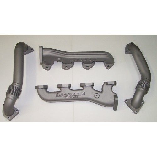 Cast Flow manifolds and up pipes-bare